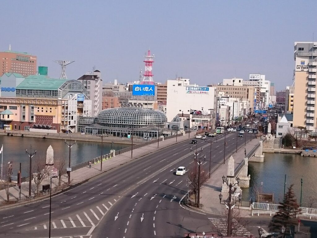 釧路　幣舞橋を望む